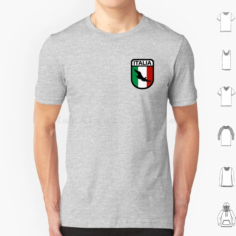 Italian F-16 Viper Patch (Piccolo Logo ) T Shirt 6Xl Cotton Cool Tee Italian Falcon Italian Air Force Italian F 16 Viper F 16