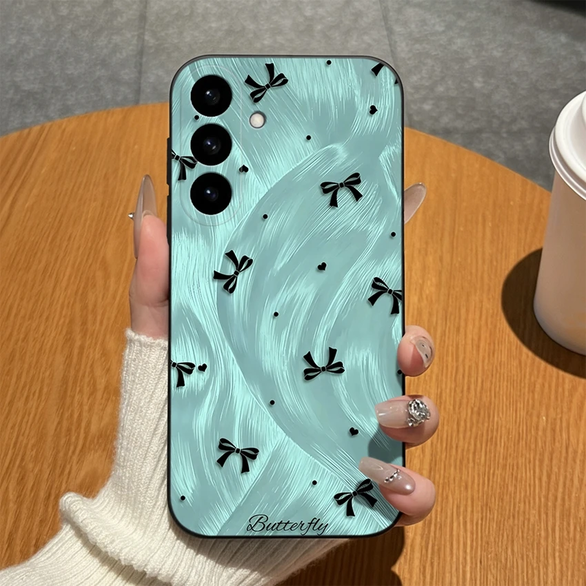 Abstract Art Pattern Soft Matte Silicone Phone Case - High-Quality Bumper Shell