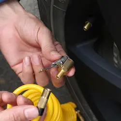 Connecteur de Valve de gonfleur de pneu de roue de voiture en laiton 8mm, mandrin de gonfleur de pompe à Air, adaptateur de serrage de pneu de voiture 