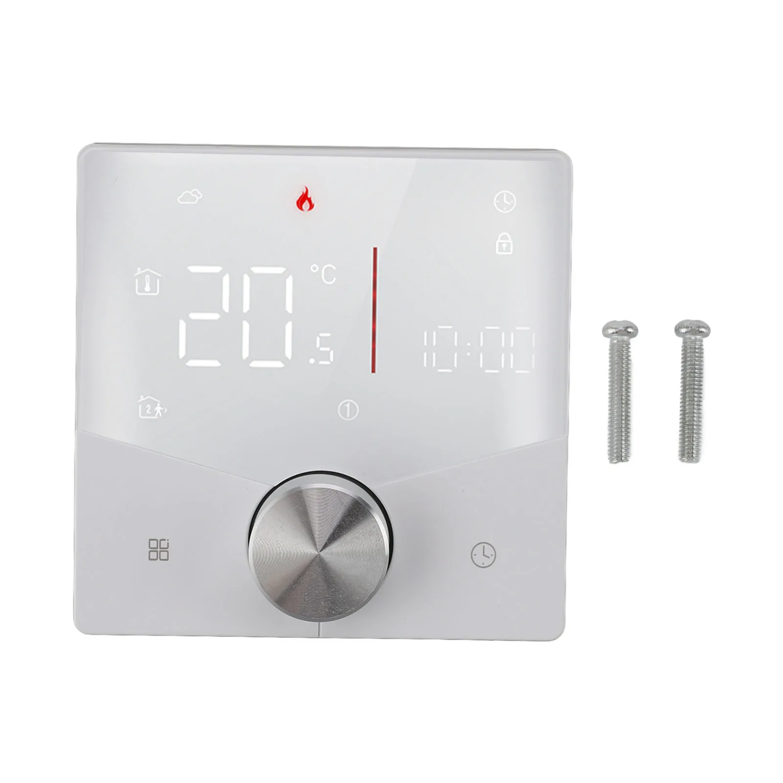 

Smart Digital Thermostat for APP WiFi Control Knob Water Floor Heating Thermostat Energy Saving Switch AC 95‑240V Backlight