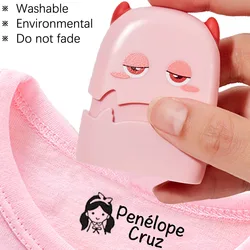 Custom Stamp For Clothing Name Sticker DIY For School Waterproof Boys Girls Teacher Student Customized Seal For Shopper No Fade