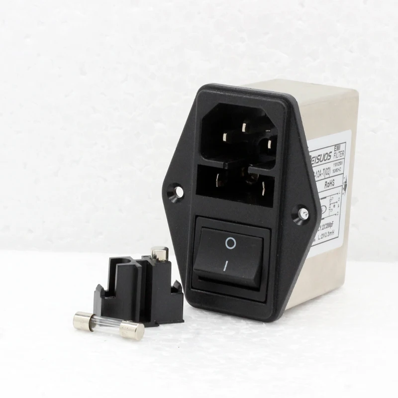 Filtro IEC 10A con fusibile e interruttore | Shop