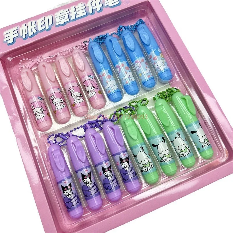 산리오 미니 도장 쿠로미 시나모롤 포차코, 마이 멜로디, 미니 펜던트, 학생 문구, 도매
