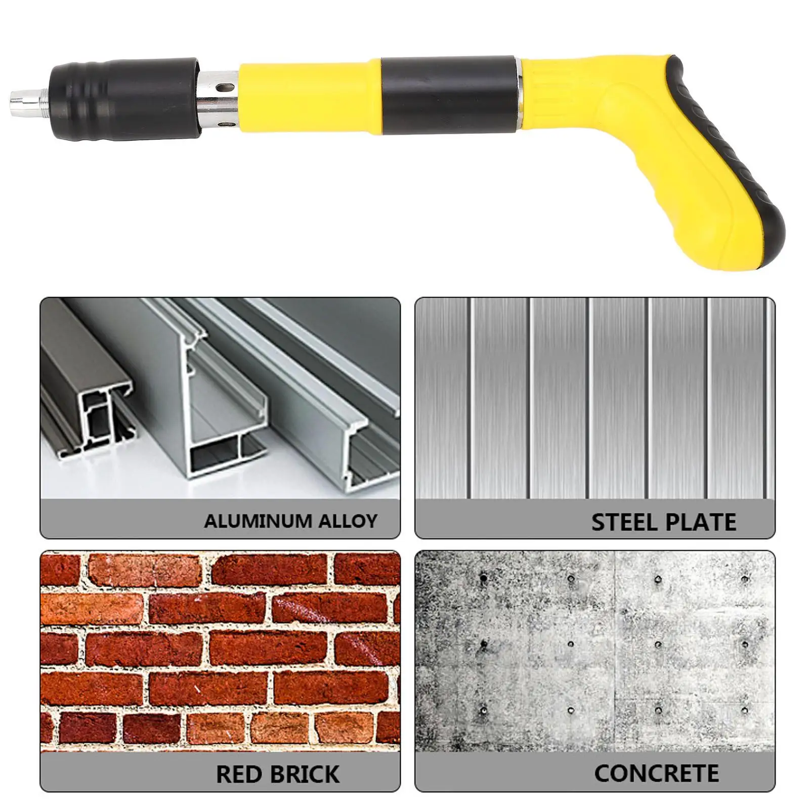 Mini Nail 3-Nail Fastening Tool Anti-Slip Handle For ceiling Suspension Eco-Friendly Lightweight