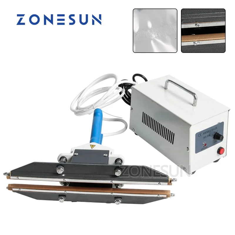 Zonesun 400mm Directheat Plier Portable Impulse Sealer Plastic Bag