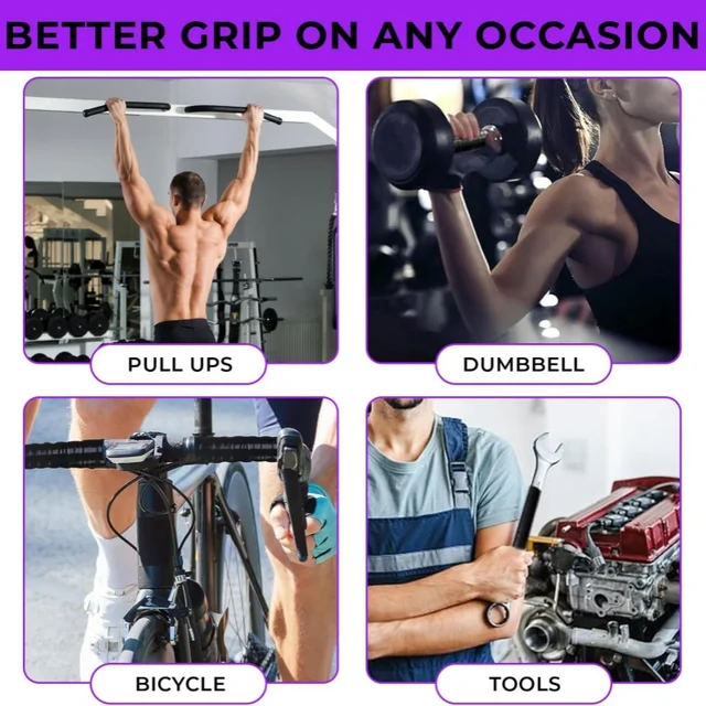 Silicon Grip Tape for Pull Up Bar - Non-Slip Fusion Silicon Wrap for Barbells, Dumbbells, Sports and Gym Equipment 1 IN X 10 FT 6
