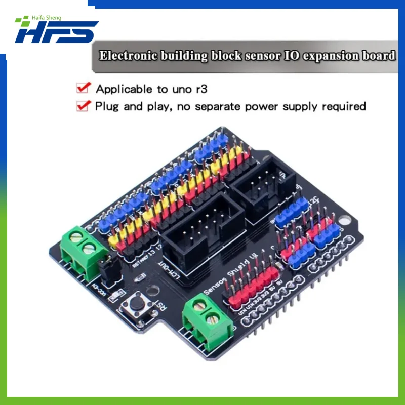 

Arduino Electronic Building Block Sensor IO Expansion Board for Arduino Uno R3 Related items Customer Reviews Specifications Des