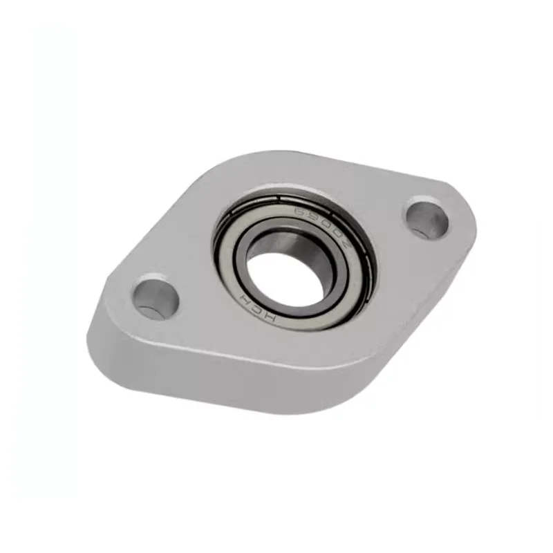 Rhombus Bearings with Housings Economy Model Cast Space Saving Single Bearings Optical Axis Fixed Support Diameter 6-30mm vertical bearing parts,shaft supports