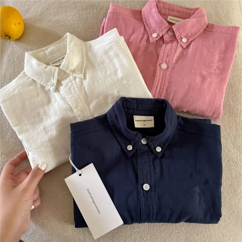 패션 소녀 소년 면화 솔리드 셔츠 어린이 봄 여름 가을 Outwear 태양 보호 복장 옷 1-10Y