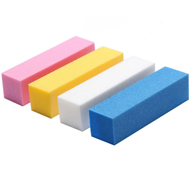 10pcs Sponge Nail Files Buffer Sanding Block for UV Gel Nail Polish Remover Manicure Form DIY Tools Professional Salon Tools 2