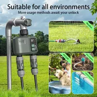 Tuya RF433 HCT-636 Автоматический таймер воды Садовая цифровая ирригационная машина Интеллектуальный спринклер для использования на открытом воздухе для экономии воды и времени — изображение 4