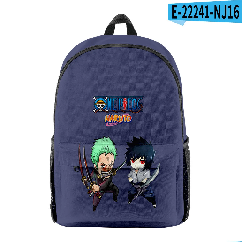 

The New One Piece Will of Fire Joint Peripheral 3D Digital Color Printing Campus Student Light Zipper Backpack