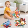 0-36M Baby Early Learning Toy Tail Cloth Book Puzzle Parent-child Interactive Sound Paper Infants Activity Toys for Babies 3