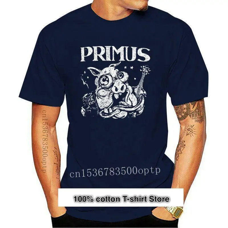 Camiseta Con Estampado De Primus Unisex, Camisa De Algodon Con Estampado Gralfico Negro, Funk Rock Band, Nueva