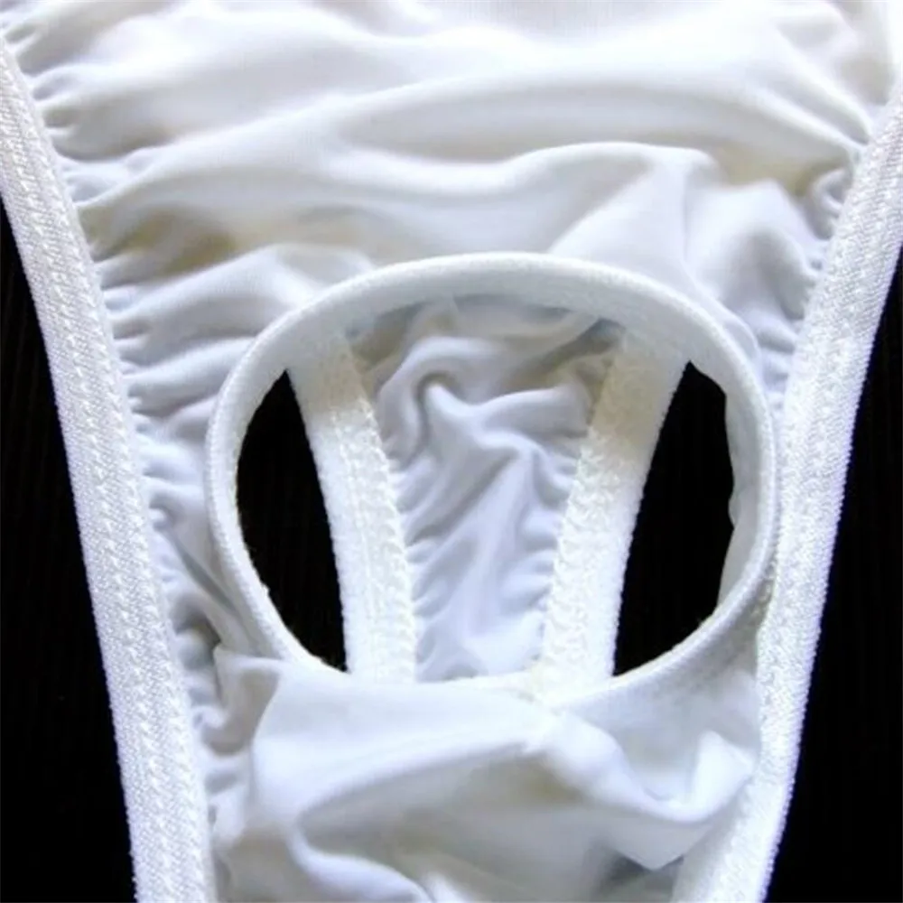 Sexy Underwear Men Hole Open Pouch Homme Male Thong Underpants Men Calzoncillo Hombre Breathable Panties