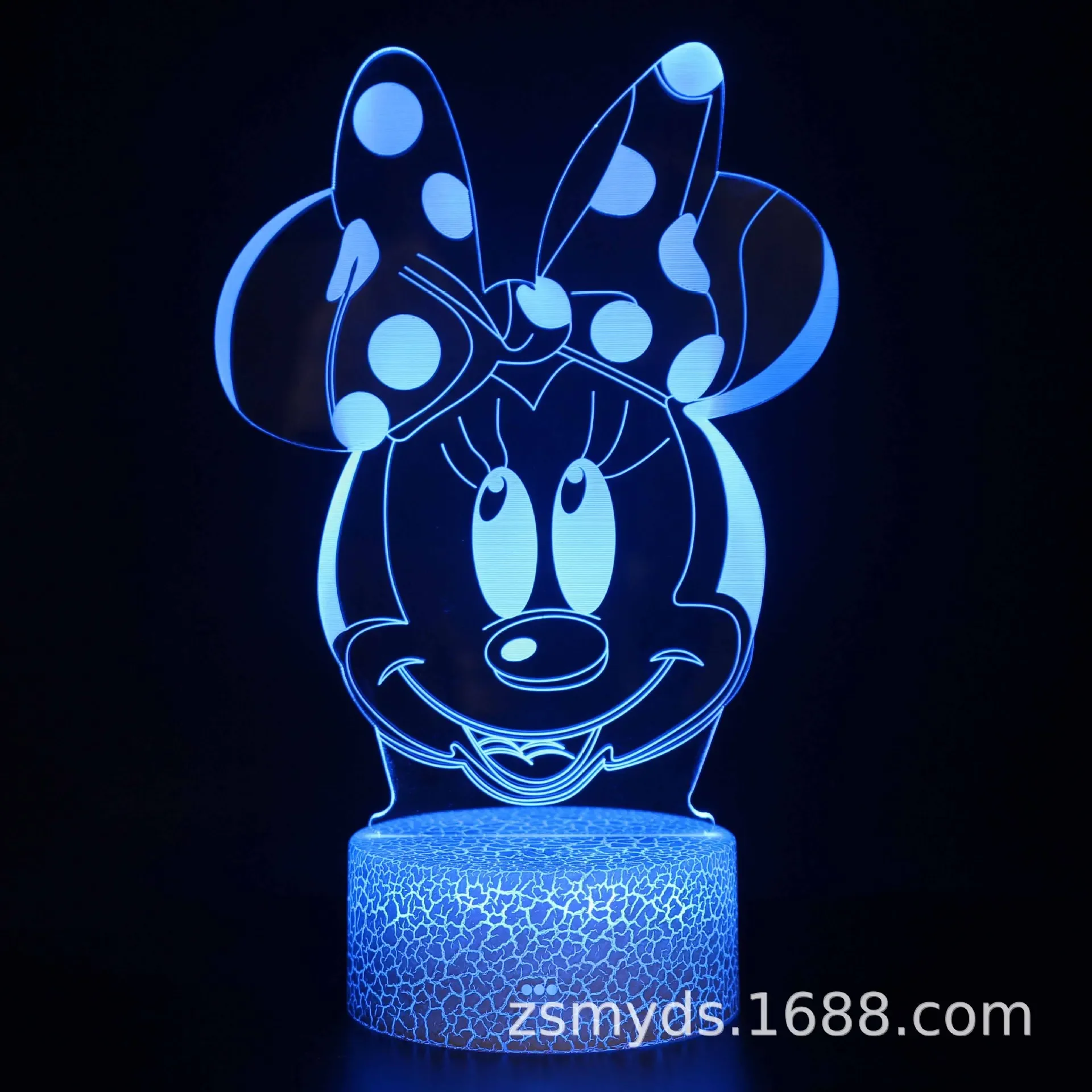 

MINISO студийная серия Disney, креативная настольная лампа, День Святого Валентина, красочная Фотографическая лампа, ночник, лучший подарок на Рождество