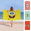 Cartoon S-SpongeBobS Towel Microfiber Beach Towel Absorbent Quick dry Soft Yoga Swimming Resort Mountain Climbing Towel 1