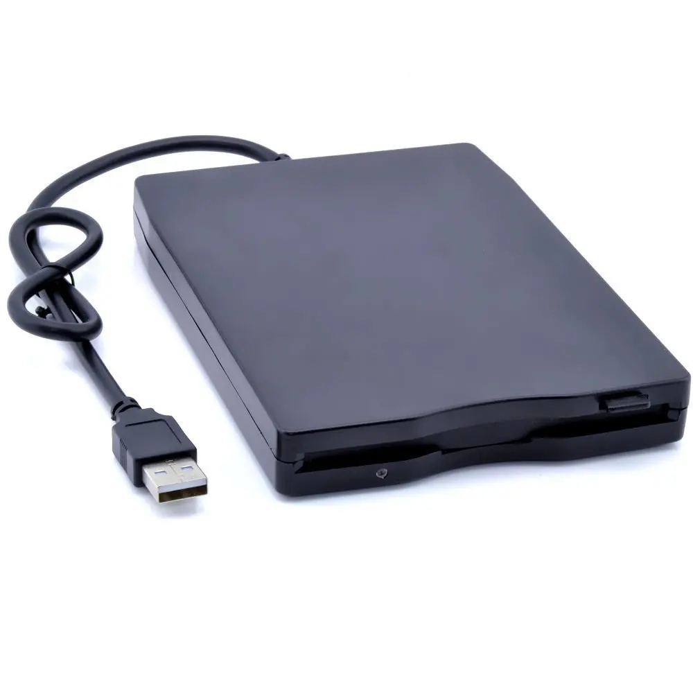

Портативный внешний дисковый накопитель 3,5 "USB 1,44 MB FDD Plug Play для ПК Windows 2000/XP/Vista/7/8/10 Ma-c 8,6 или верхний черный