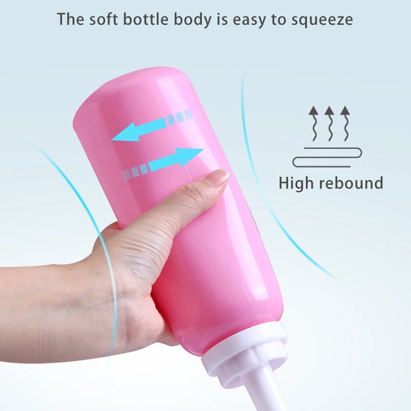 500ml Portable Bidet Spray Handheld Travel Bidet for Pregnant Women Baby Cleansing Water Washer Bottle Baby Showers Mom Bottle 4
