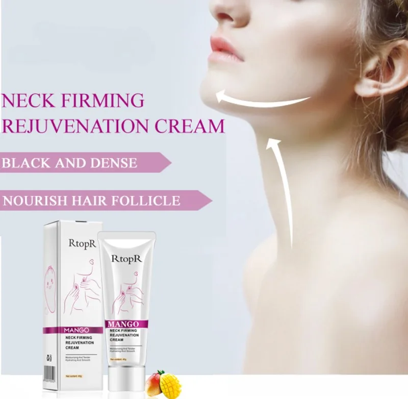

RtopR Neck Firming Wrinkle Remover Cream Rejuvenation Firming Skin Whitening Moisturizing Shape Beauty Neck Skin Care Products