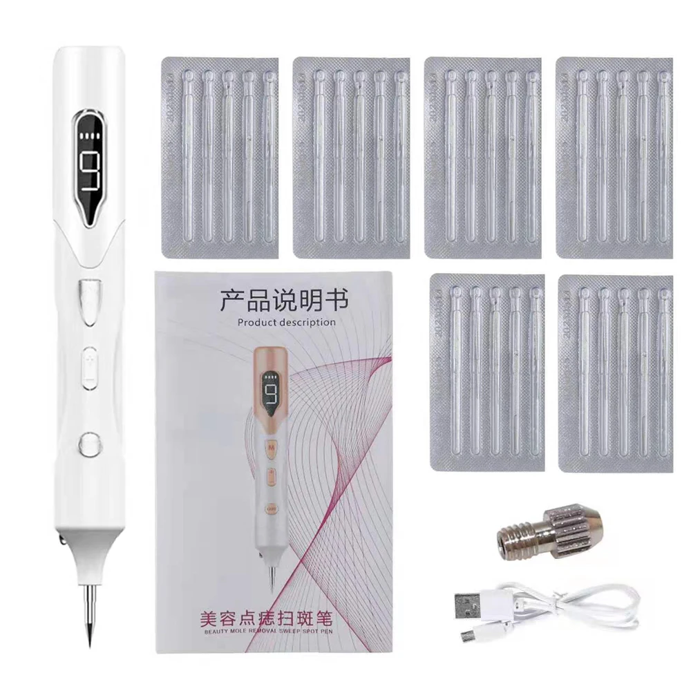 Stylo Laser Plasma pour enlever les étiquettes de peau, points noirs, taches de rousseur, verrues, boutons de taupe, tatouage, outils de soins de beauté 11