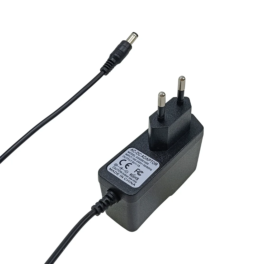 DC 9V 1A Guitar Pedal Power Supply Adapter AC Black Musical Instrument Guitar Parts For Effect Pedal EU Plug