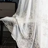 1PC Light Gold Relief Palace Rope Embroidery Light Luxury Wind Window Screen 3