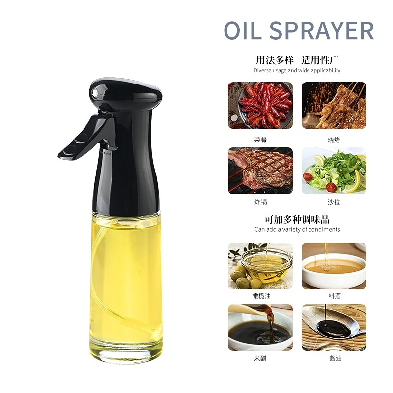 200ML Olive Oil Spray BBQ Cooking Kitchen Baking Olive Oil Sprayer Oil
