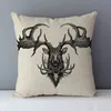cushion home decorative pillows elephant kola elk printed animals pillowcase 45x45cm Housse de coussin without core 6