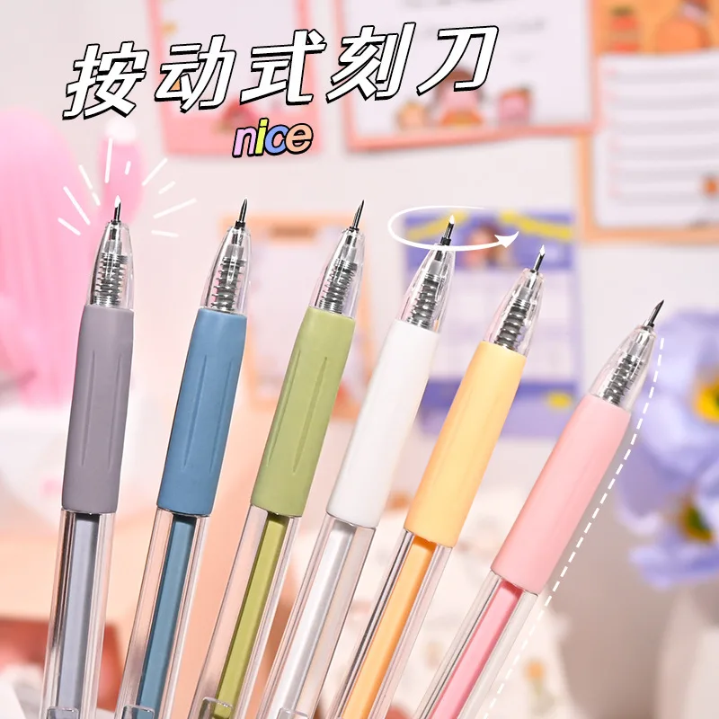Art Utility Knife Pen Knife Cut Stickers Scrapbooking Cutting Tool Express Box School Supplies DIY Craft Supplies carving knife utility knife paper cutting knife cutting knife art knife