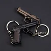 1:4 Scale Alloy M92 Pistol Mini Gun Metal Keychain M92 Pistol Keychain Fidget Toy PUBG Gun Gift Pubg Decoration Toys for Adult 4
