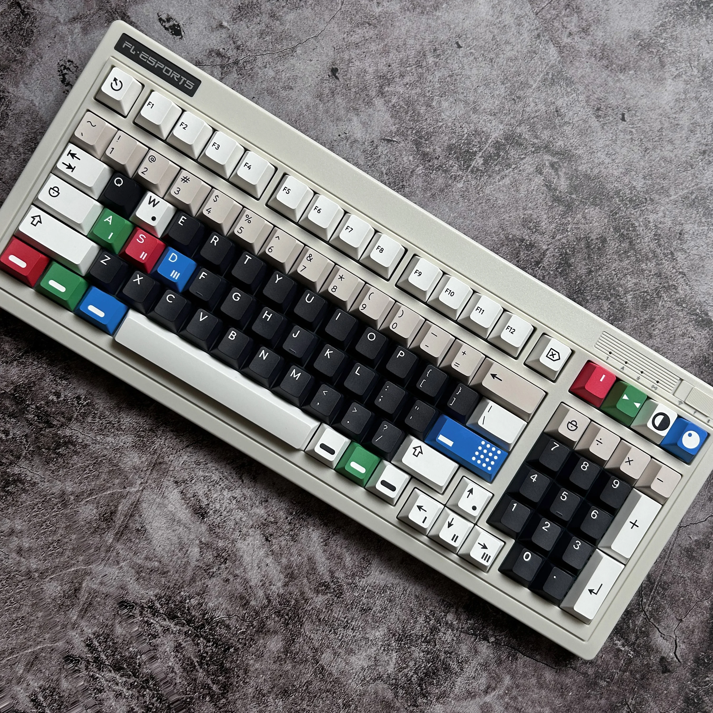Keycap para Teclado Mecânico Personalizado Keycaps Split Space Ressonância r2 Pbt Dye Subbed Perfil Cherry Acessórios Gaming - Imagem 3