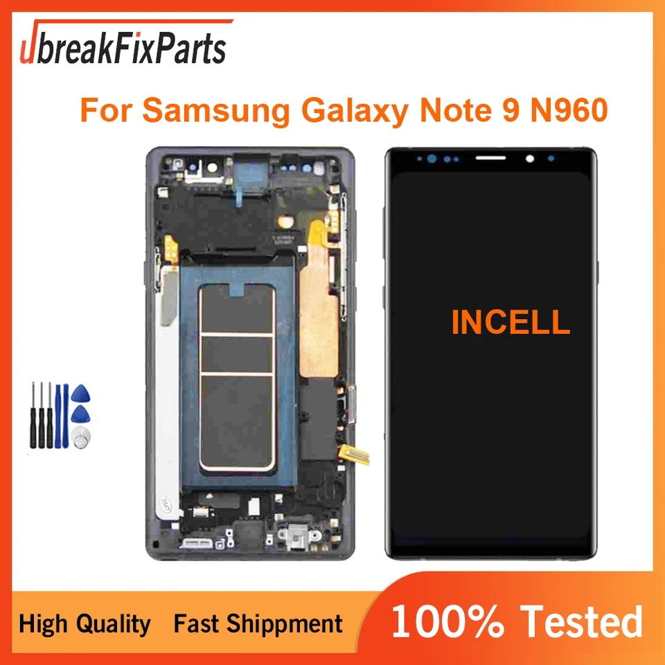 For Samsung Galaxy Note 9 N960 Incell LCD Touch Screen Digitizer Display Tools