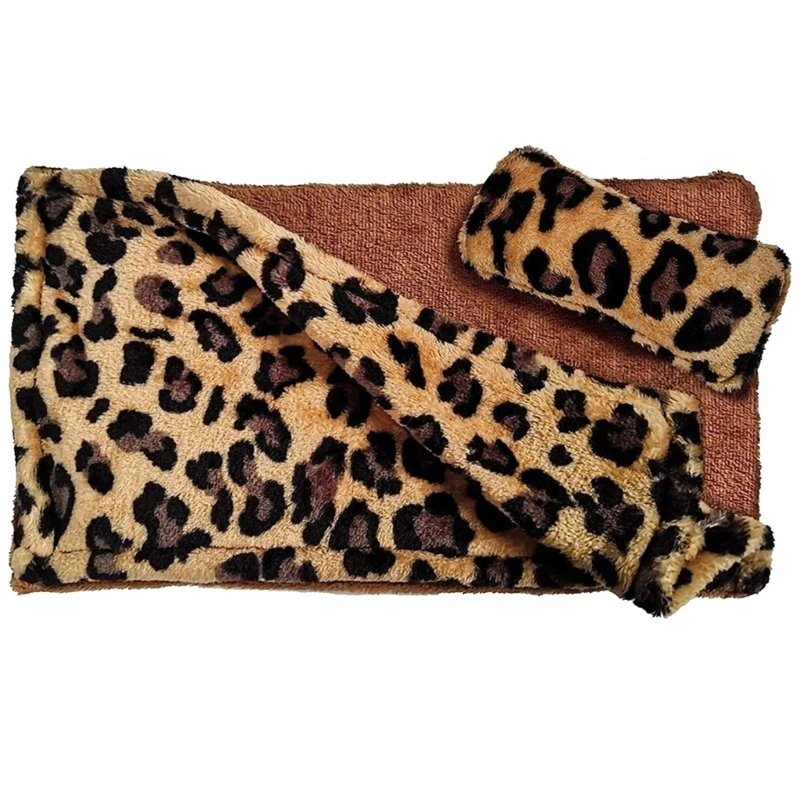 

Reptiles Sleeping Bed Small Animal Sleeping Bag with Pillow Blanket BeardedDragons SleepBag LizardTerrarium New Dropship