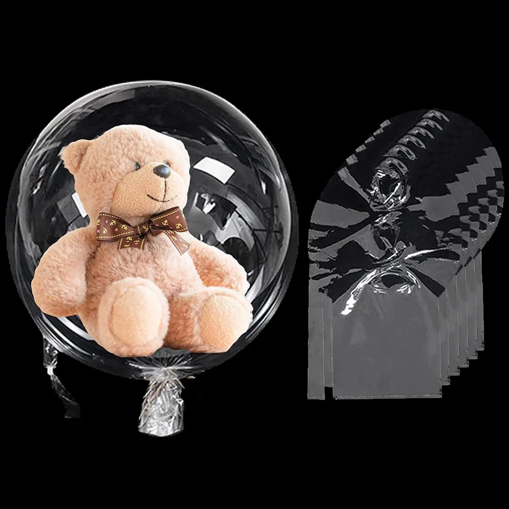 

Прозрачный гигантский натянутый шар-пузырь с широким горлом, 30 дюймов, 6-50 шт.