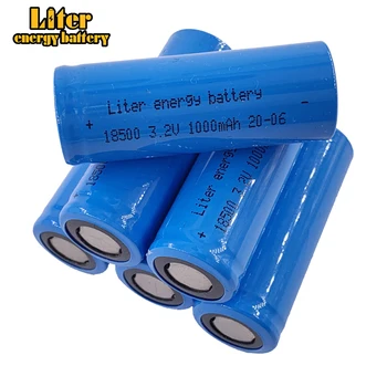 3.2V LFR 18500 batteria ricaricabile LiFePO4 1000mah per luce solare a Led e altoparlante