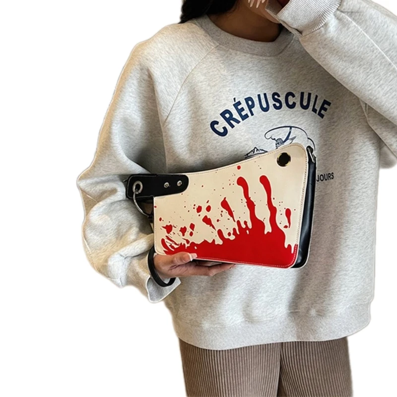 Cook Knife Case Fashionable Sling Bag Crossbody Bag for Food Enthusiasts E74B