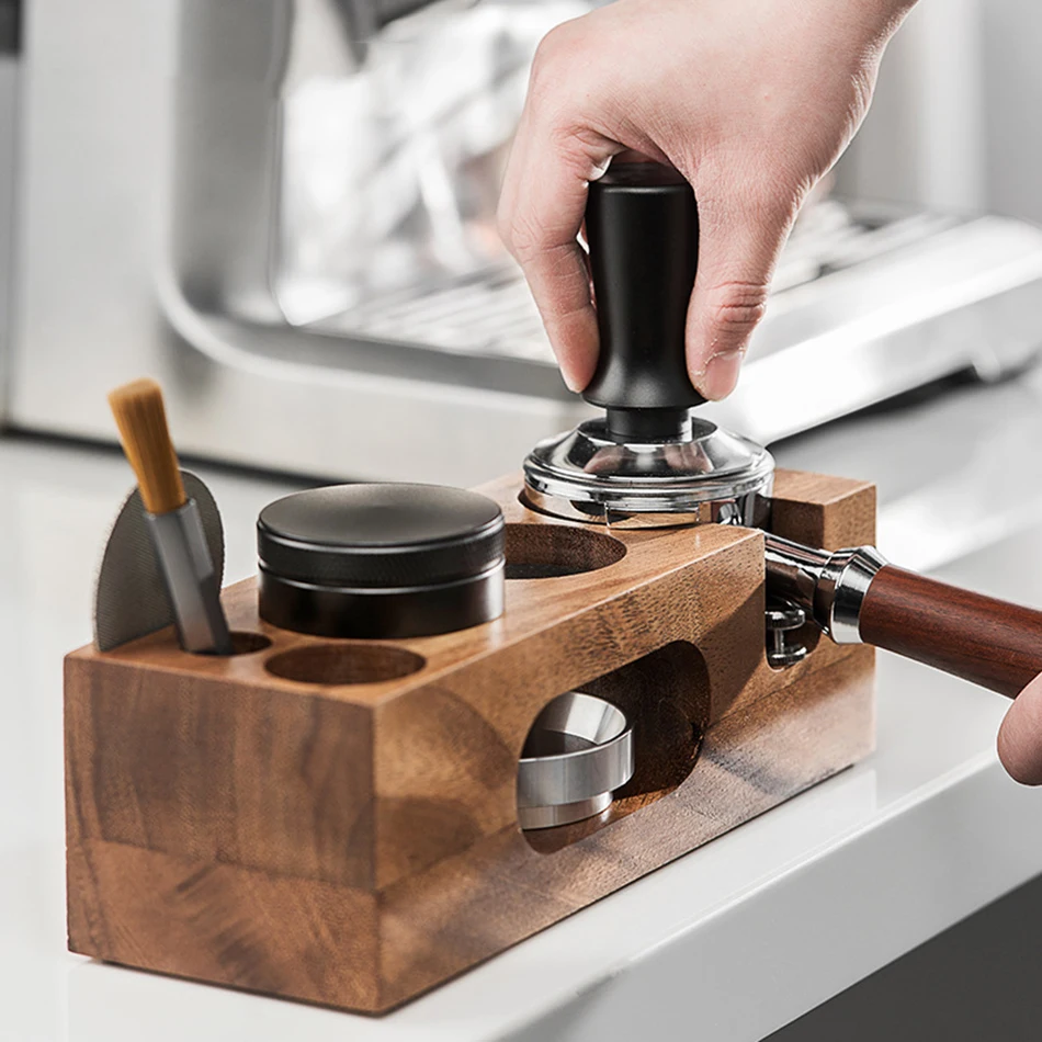 Supporto Da Parete Per Portafiltro Caffè In Acciaio Inox – Mensola Con Gancio Per Accessori Bar