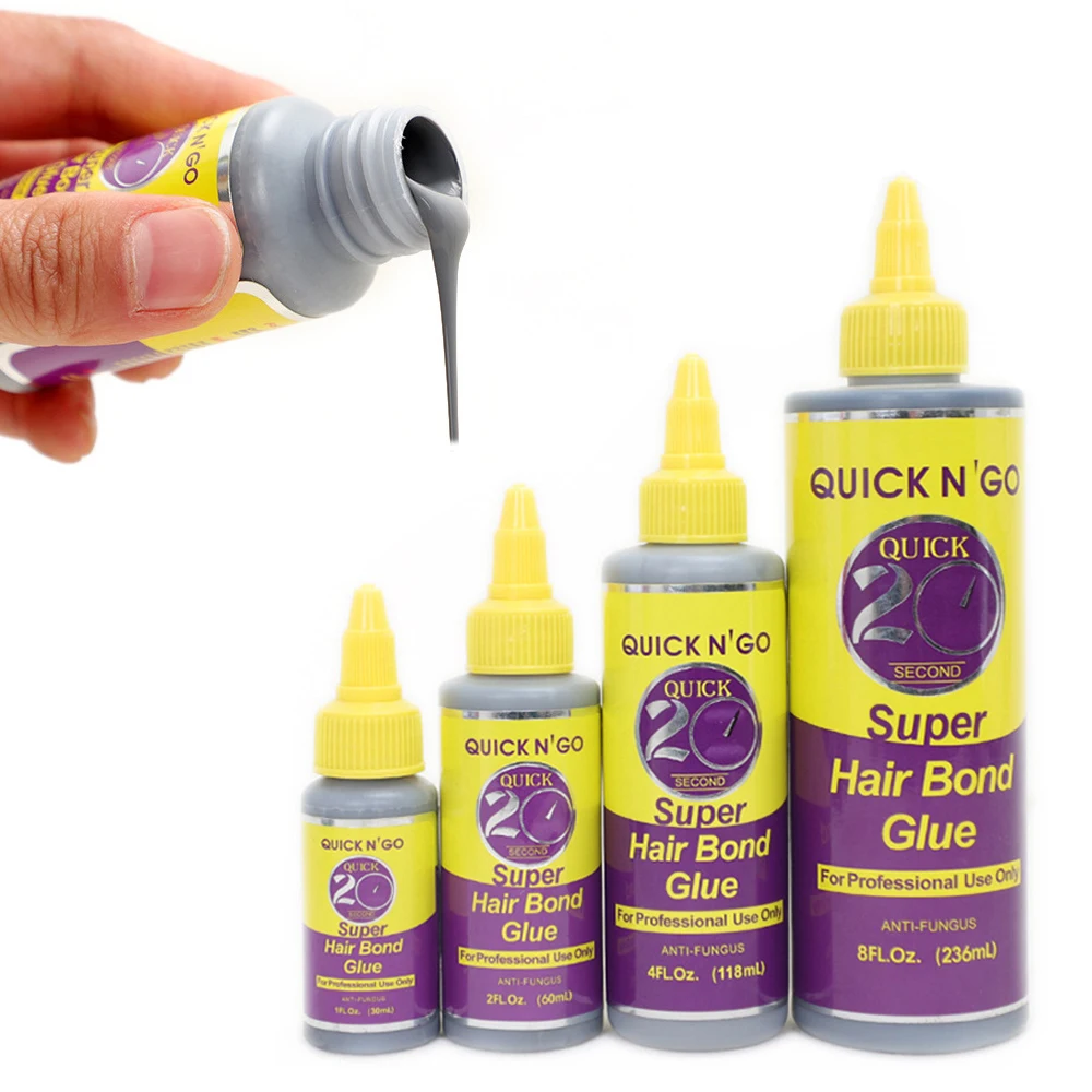 

Hair Weft Bonding Glue Lace Wig Glue For Lace Front Wig/Hair Extensions Super Adhesive Hair Bond Glue for Professional Use Only
