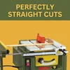 Fast Shipping.home.Table Saw Fet for Precision Cuts - Adjustable Blade, Extendable Table, Low Noise Motor, 110-120V AC - 37070 3