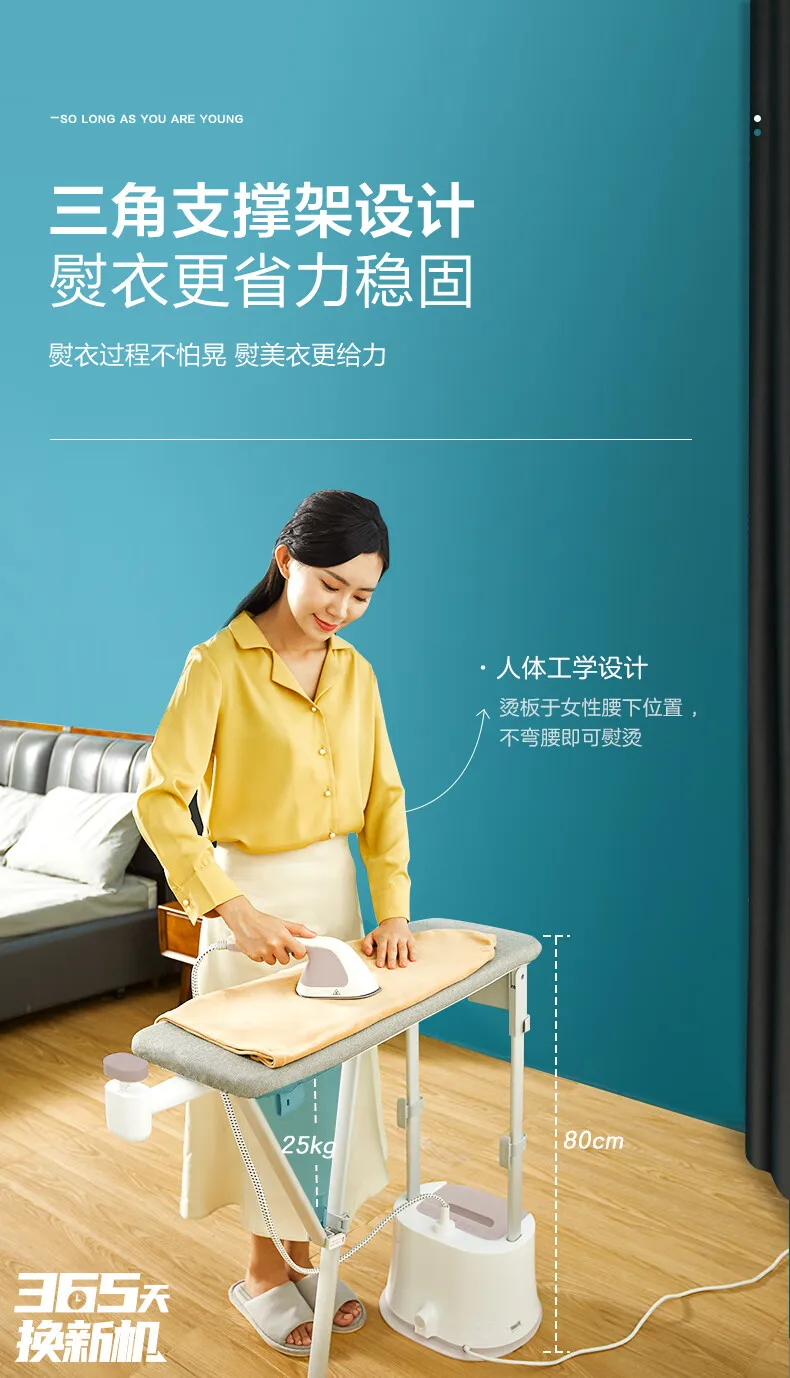 S3c33381129c64eecb1af951df3d5288c8 Midea Garment Steamer with Dual Ironing Modes for Dry Wet Clothes Household Handheld Iron and Powerful Double-layer Steamer 220V Mallzona