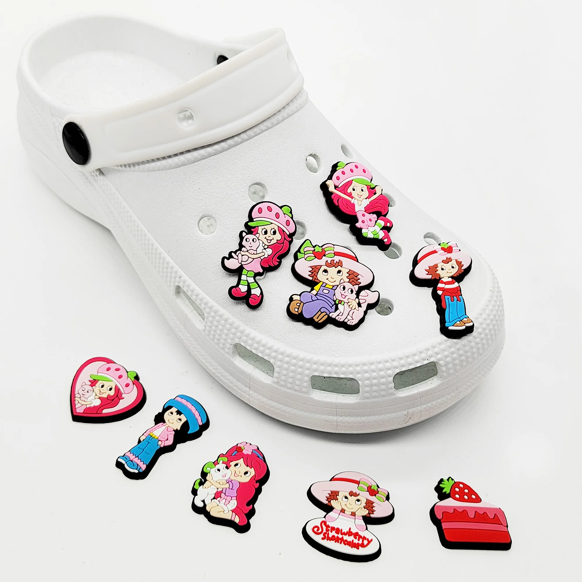 Strawberry Shortcake Crocs Jibbitz Ideas 1-9pcs Fiery Cute