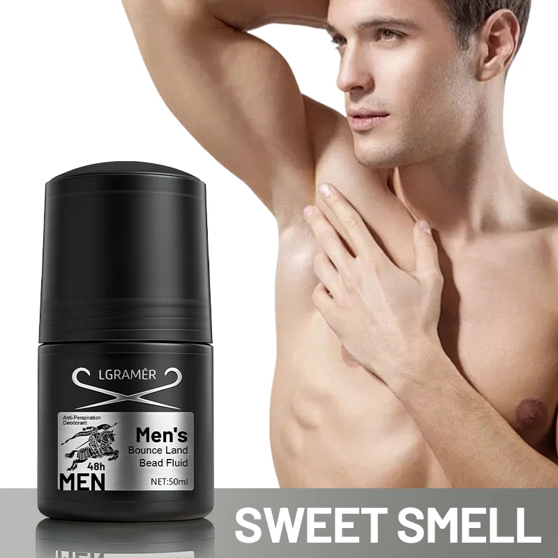 Long Lasting Roll-on Deodorant Stick For Men Cooling Aroma Perfume_voghion.com