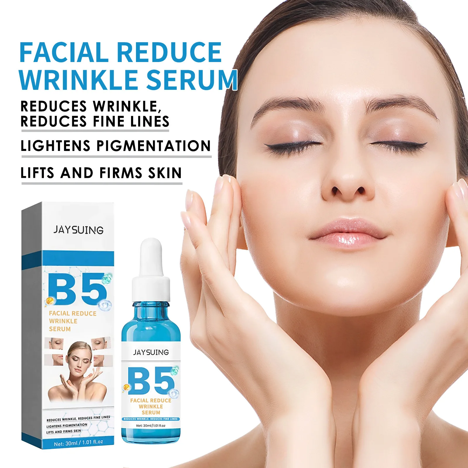 B5 Anti Wrinkle Serum Hydrating Lightening Smooth Fine Lines Tightening Whiten Moisturizing Lifting Firming Delay Ag-ing Essence 3