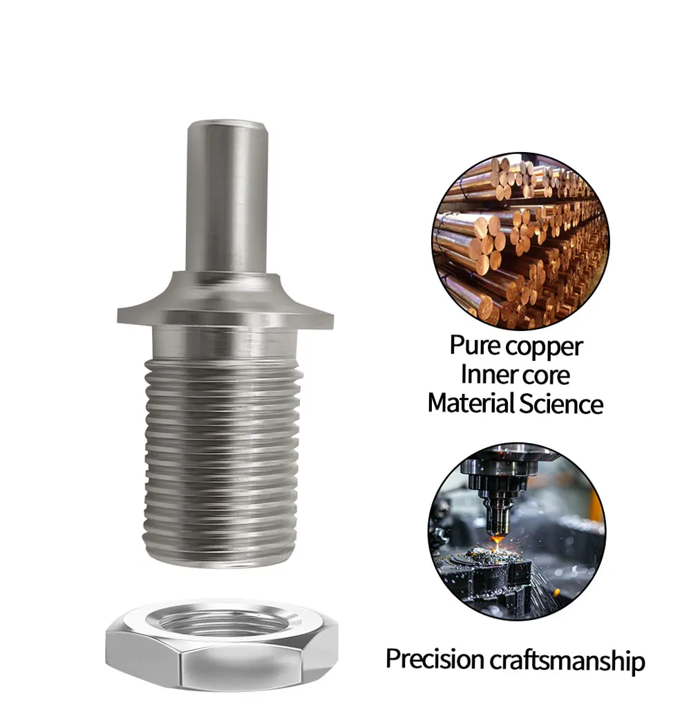 2-10PCS Senden Mutter Kupfer Pull Kopf Einstellbare Verriegelung Gerät Ausgesetzt Kabel Klemme Stecker Für Ausgesetzt beleuchtung Zubehör – Detail 4