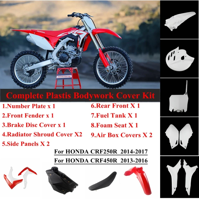 Plastics Kit 03 Crf450r Plastics Plastic Fairing Kit Honda CRF