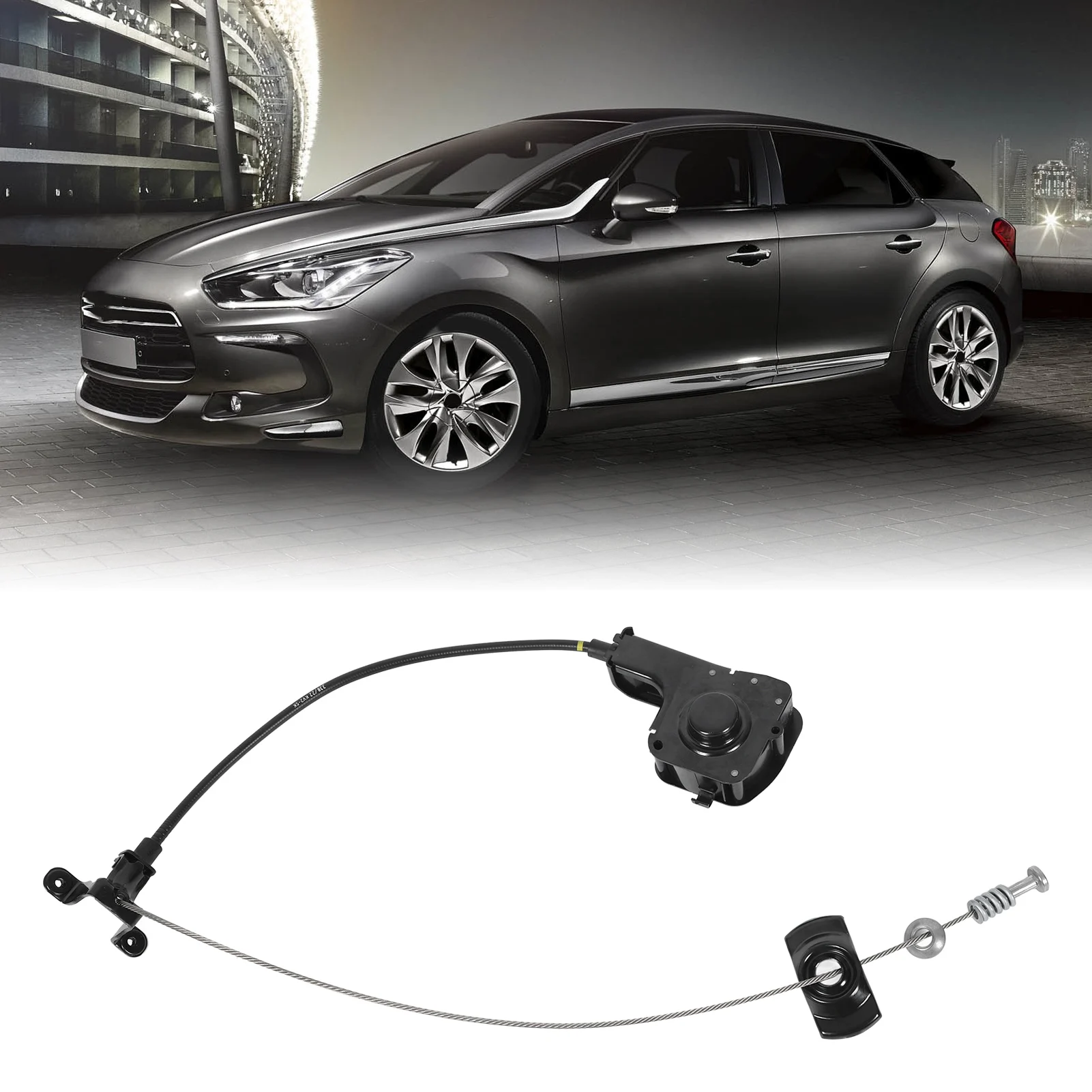 Spare Wheel Carrier Assembly 9810677780 High Load Carrying Capacity Space Saving Spare Tire Hoist Replacement for Peugeot 5008