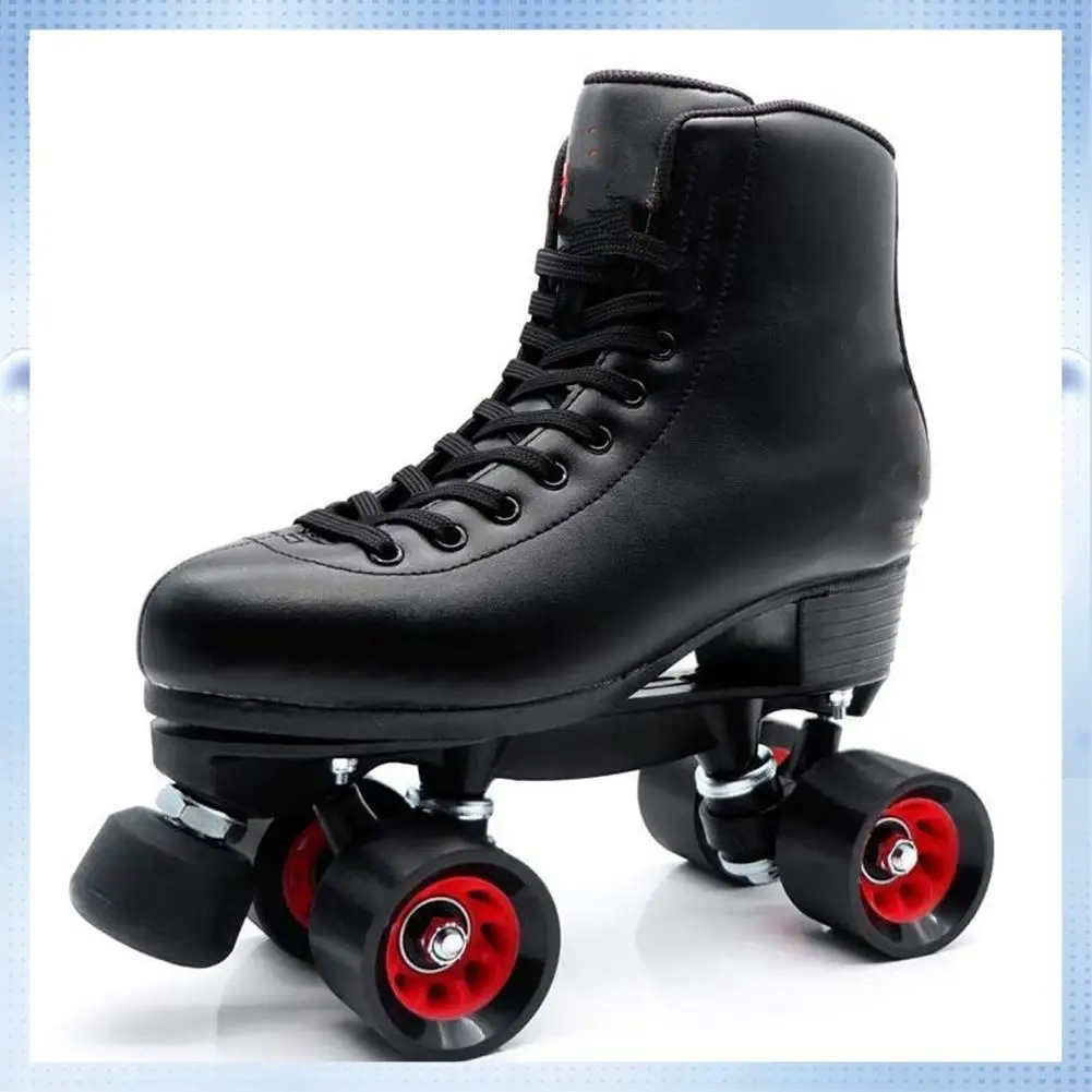 Y98A-4Pcs Indoor Roller Skate Wheels 95A With Bearings 58Mmx39mm PU Wear-Resistant Quad Roller Skate Wheels With 1 Wrench