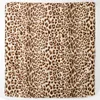 2024 Fashion Women Leopard Floral Fringe Viscose Shawl Scarf Print Soft Lady High Quality Pashmina Stole Muslim Hijab 180*90Cm 3