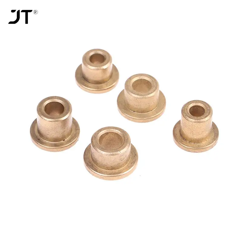 5pcs Mini Brass Bushing Shaft 1mm 2mm 3mm 4mm 5mm Rudder Flange